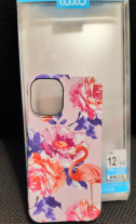 Луксозен силиконов гръб ТПУ LUXO PHOSPHORESCENT CASE за Apple iPhone 12 mini 5.4 розово фламинго 